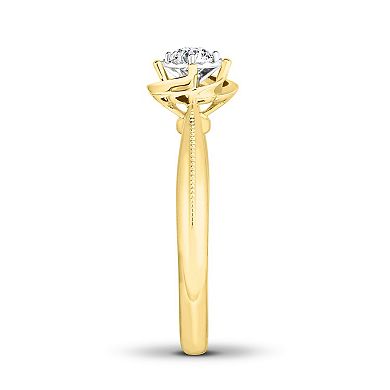 Diamaison 14k Gold 1/5 Carat T.W. Diamond Engagement Ring