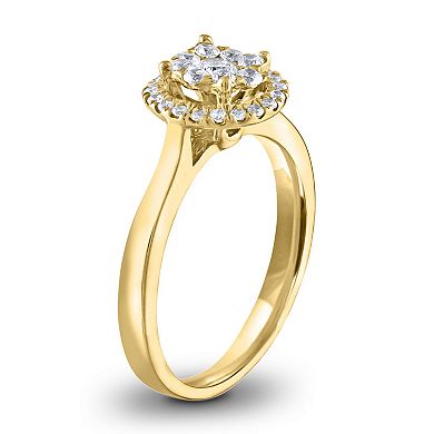 Diamaison 14k Gold 3/8 Carat T.W. Diamond Ring