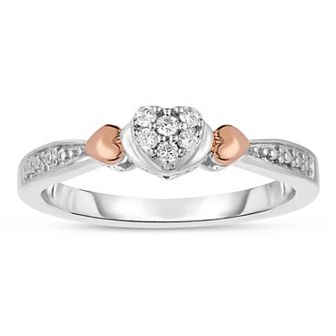 10k Gold 0.07 Carat T.W. Diamond Ring