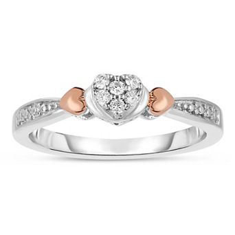 10k Gold 0.07 Carat T.W. Diamond Ring