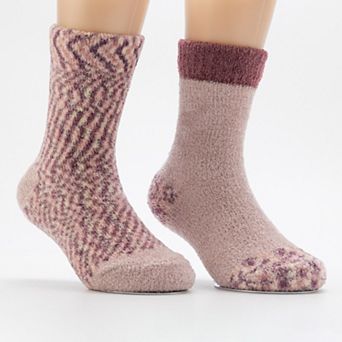 Girls Cuddl Duds® 2-Pair Pack Plushfill Boot Socks