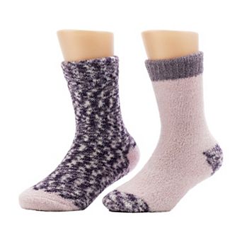 Girls Cuddl Duds® 2-Pair Pack Plushfill Boot Socks