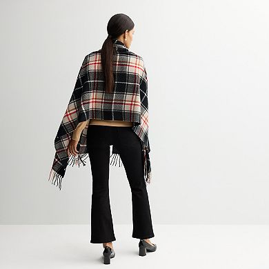 Women's Nine West Classic Twill Plaid Soft Wrap