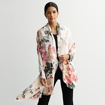 Women's Nine West Rambling Rose Super Soft Wrap