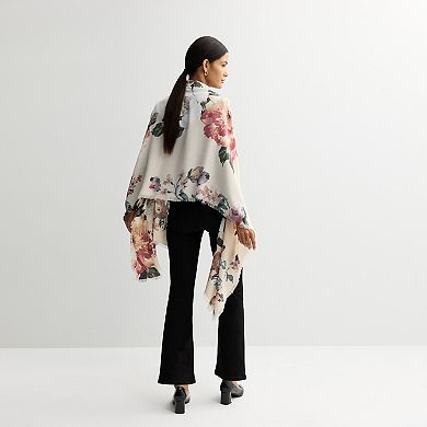 Women's Nine West Rambling Rose Super Soft Wrap