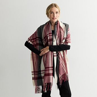 Women's Nine West Multi Weave Feather Soft Wrap