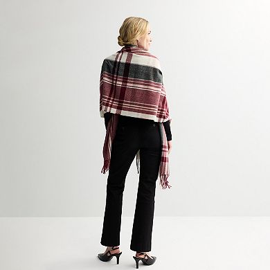 Women's Nine West Multi Weave Feather Soft Wrap