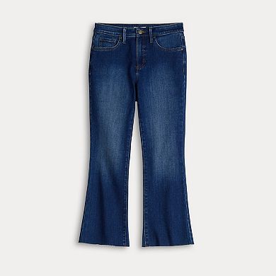 LC Lauren Conrad High Rise Cropped Kickflare Jeans