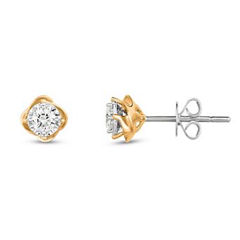 Diamaison 10k Gold 1/4 Carat T.W. Diamond Stud Earrings