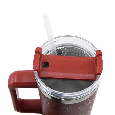 Leaf 30 Oz. Tumbler with Straw and Handle