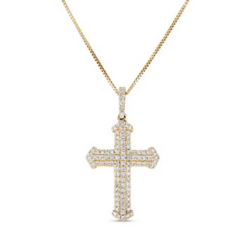 Diamaison 14k Gold 1/3 Carat T.W. Diamond Pendant Necklac