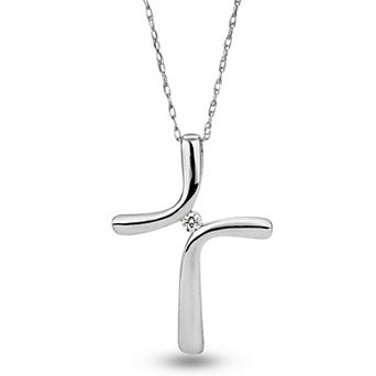 Diamaison Sterling Silver Diamond Accent Pendant Necklace
