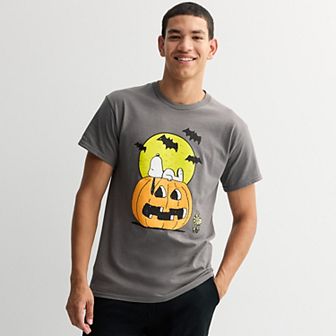 Men's Peanuts Snoopy Pumpkin Graphic Tee