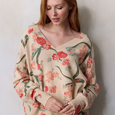 Women's LC Lauren Conrad V-Neck Pullover Sweater