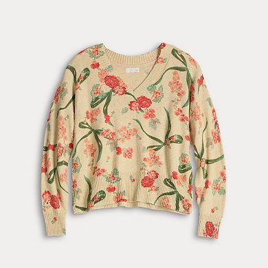 Women's LC Lauren Conrad V-Neck Pullover Sweater