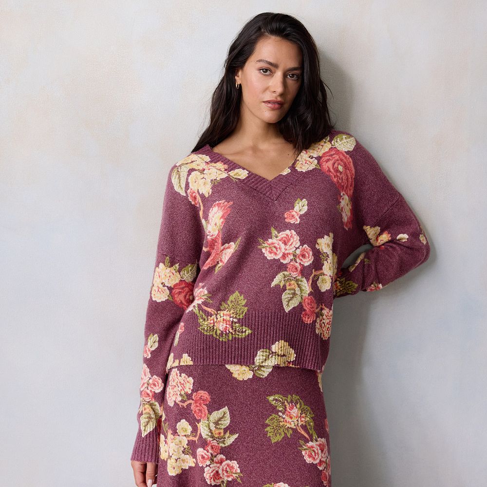 Women's LC Lauren Conrad V-Neck Pullover Sweater