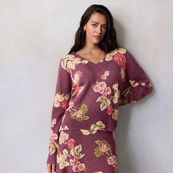 Women's LC Lauren Conrad V-Neck Pullover Sweater