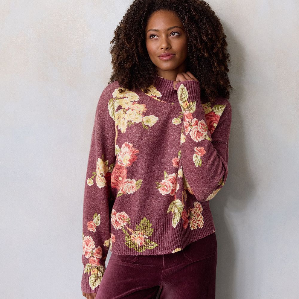 Women's LC Lauren Conrad Mockneck Pullover Sweater