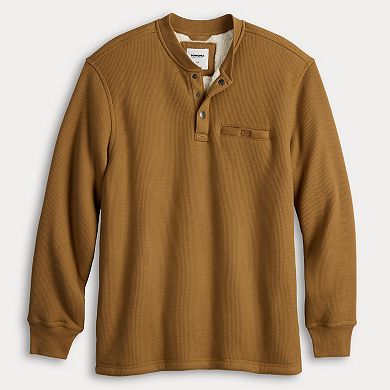 Men's Sonoma Goods For Life® Waffle High Pile Lined Henley Top