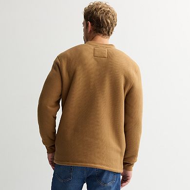 Men's Sonoma Goods For Life® Waffle High Pile Lined Henley Top