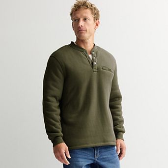 Men's Sonoma Goods For Life® Fleece Lined Waffle Henley