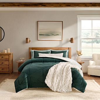 Bearpaw Marant Plush Comforter Set with Shams