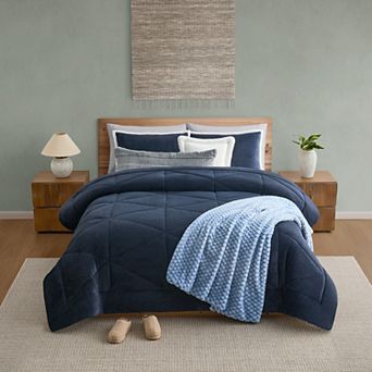 Bearpaw Marant Plush Comforter Set with Shams