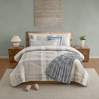 Bearpaw Marant Plush Comforter Set with Shams