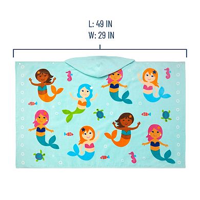 Mermaids Hooded Beach Towel
