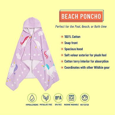 Unicorns Hooded Beach Towel