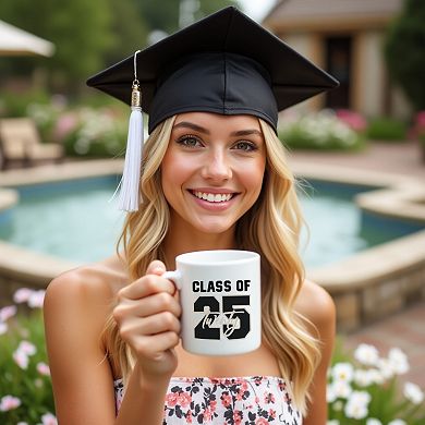 Class of 2025 Graduation Coffee Mugs, Graduation Gifts for Him or Her 11oz