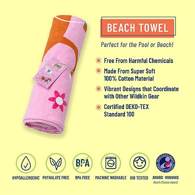 Horses 100% Cotton Beach Towel