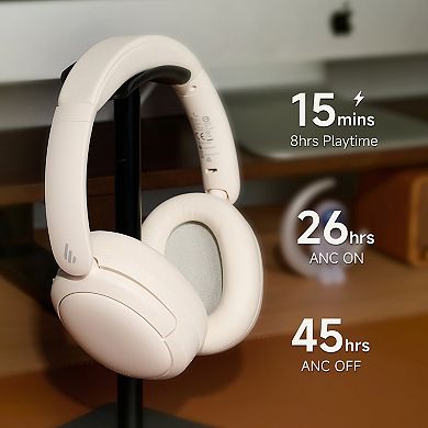 Edifier Hybrid Active Noise Cancelling Headphones, Bluetooth Headset with 45H Playtime Hi-Res Audio