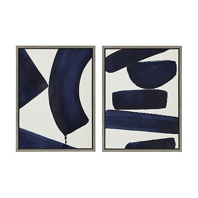 Sylvie Japandi 3 and Japandi 26 Framed Canvas Art Set by Rocket Jack