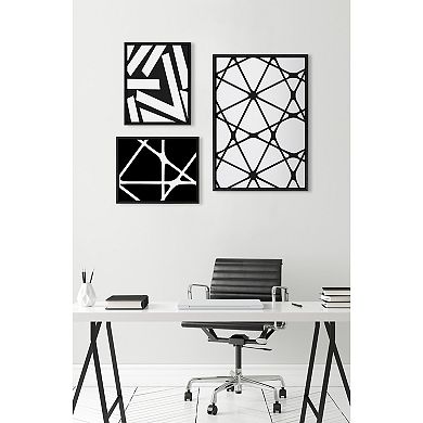 Sylvie Elevated Modern Framed Canvas Set by The Creative Bunch Studio