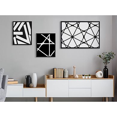 Sylvie Elevated Modern Framed Canvas Set by The Creative Bunch Studio