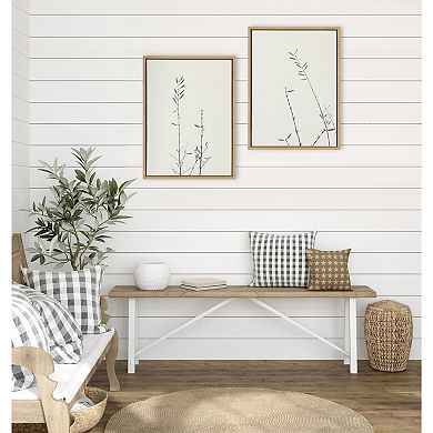 Sylvie Retro Tennessee Botanicals Framed Canvas by Stephanie Klatt