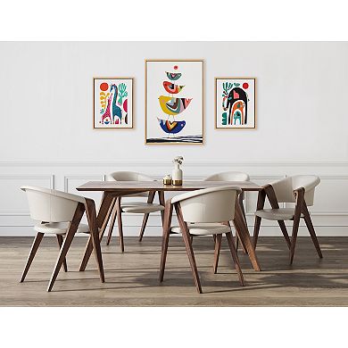 Sylvie Family Tree Framed Canvas Art Set by Rachel Lee of My Dream Wall