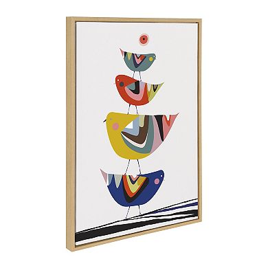 Sylvie Family Tree Framed Canvas Art Set by Rachel Lee of My Dream Wall