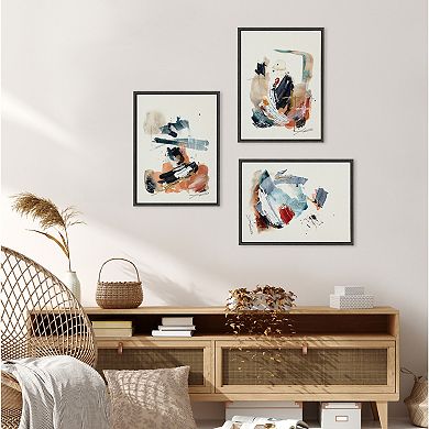 Sylvie By The Fireplace Series Framed Canvas Art Set by Xizhou Xie