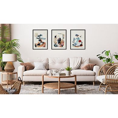 Sylvie By The Fireplace Series Framed Canvas Art Set by Xizhou Xie