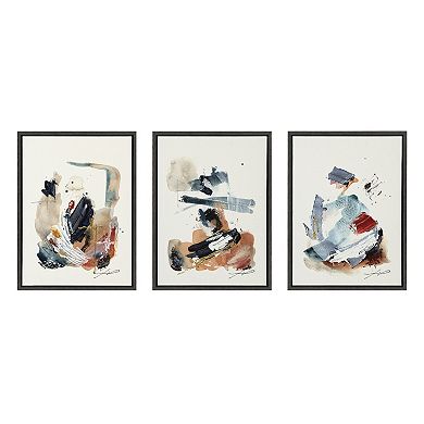 Sylvie By The Fireplace Series Framed Canvas Art Set by Xizhou Xie