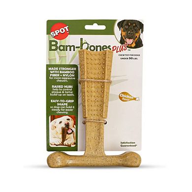Ethical Pet Products Bambone Plus Bone Chicken Dog Chew Toy - Chicken Flavor (7")