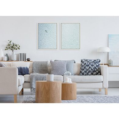 Sylvie Woman Floating I and II Framed Canvas by Amy Peterson Art Studio