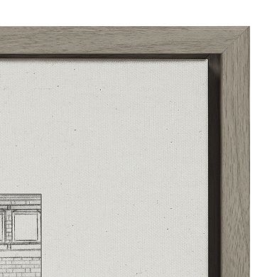 Sylvie Brick Building Façade 1 and Brick Building Façade 4 Framed Canvas Set by Viola Kreczmer