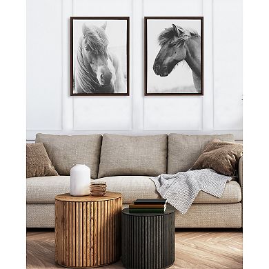 Sylvie Benevolence and Indomitable Framed Canvas Set by Alicia Abla