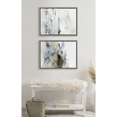 Sylvie Close Your Eyes and Remember 1 Framed Canvas by Maja Mitrovic of Makes My Day Happy
