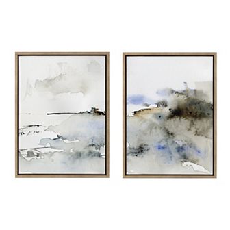 Sylvie Close Your Eyes and Remember 1 Framed Canvas by Maja Mitrovic of Makes My Day Happy