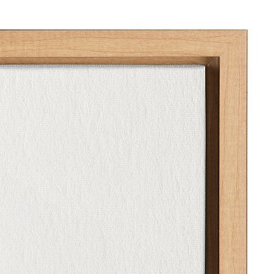 Sylvie Navy Ginkgo and Navy Ginkgo Trio Framed Canvas by Cat Coquillette 2 Piece 18x24
