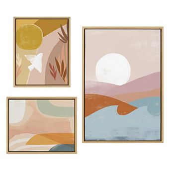Sylvie Marrakesh Framed Canvas Art Set by Kate Aurelia Holloway
